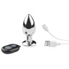 FUKR Plug vibrant en métal MASSTEEL M 8.8 x 3.5cm